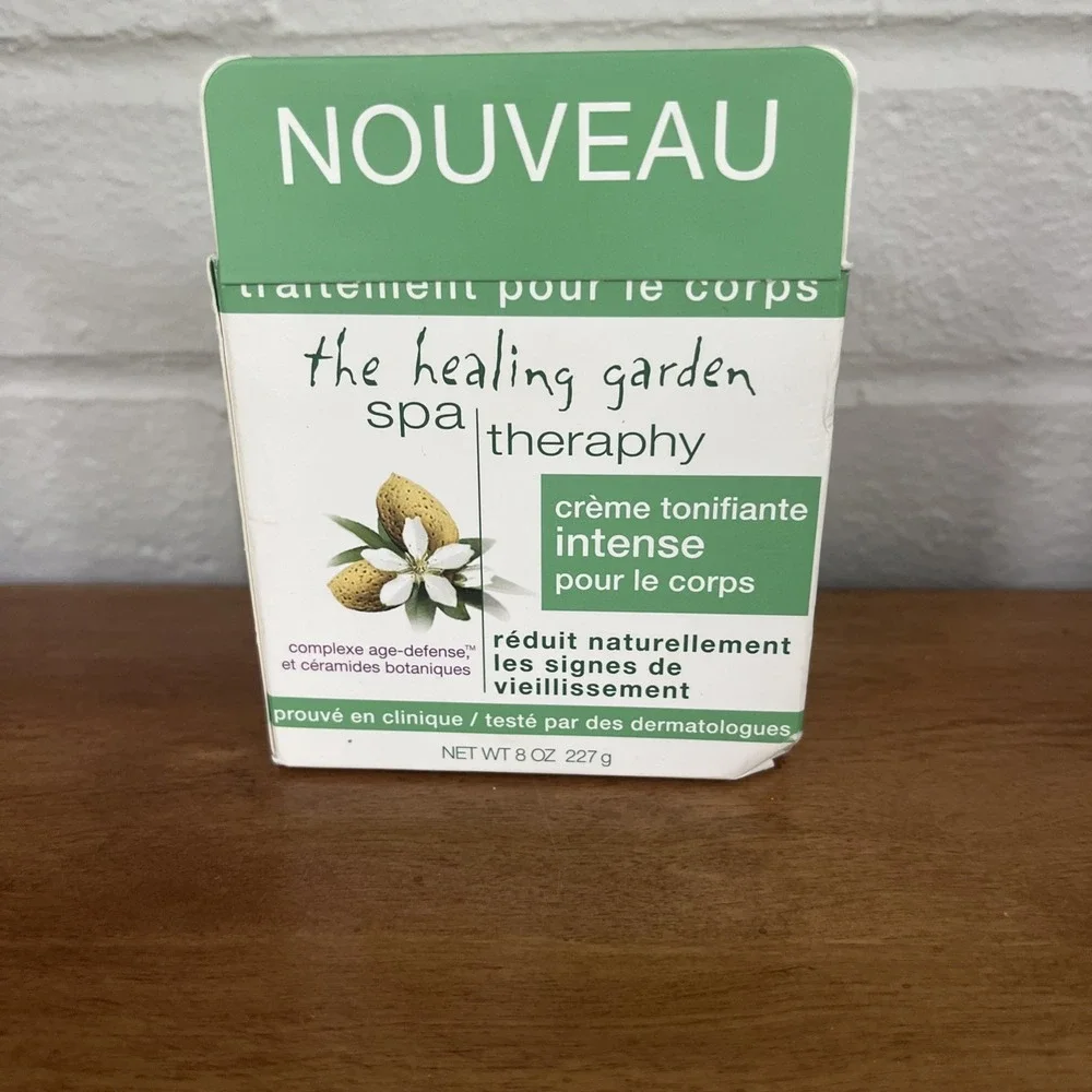 THE‎ HEALING GARDEN - SPA THERAPY INTENSIVE BODY TONING CREME - 8.0 OZ. - HTF
